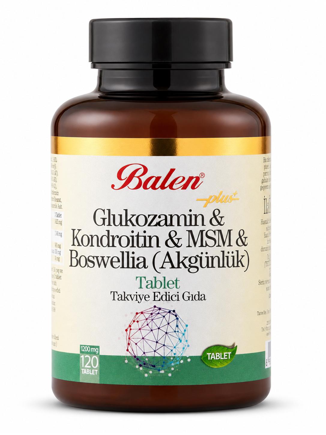 Glukozamin Kondroitin Msm Boswellia 1200 mg 120 Tablet